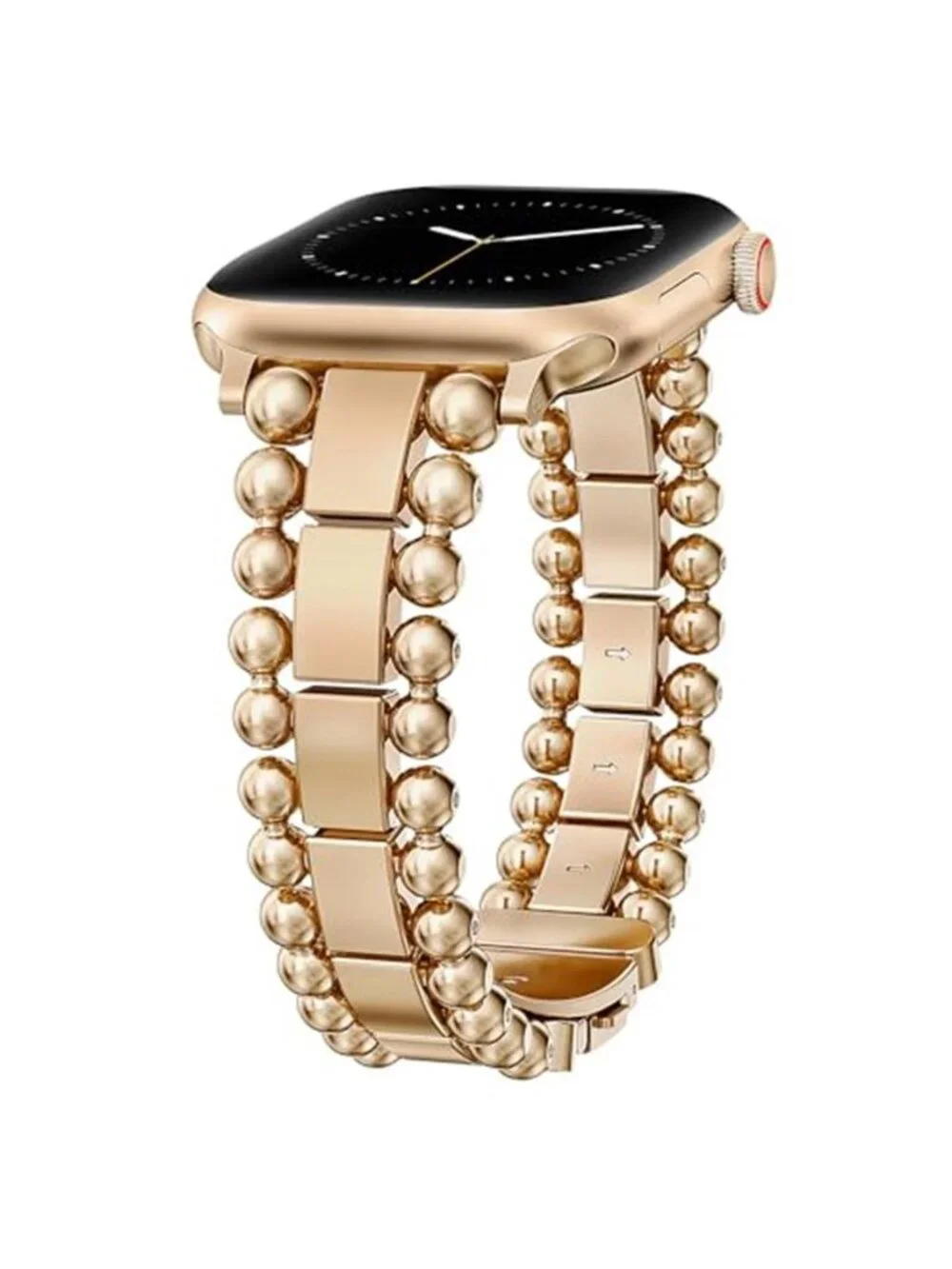 NEW Gold Luxury Beaded Dressy Apple Watch Band
